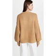 thumbnail image 3 of Free People Womens Dream Cable Crew Large Classic Camel, 3 of 5