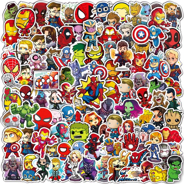 Pegatinas Deadamhada Cool Character, vinilo impermeable, 200 unidades