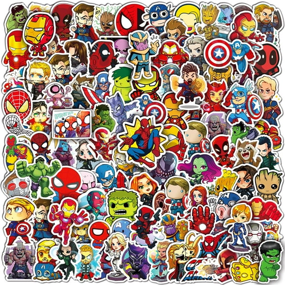 Pegatinas Deadamhada Cool Character, vinilo impermeable, 200 unidades
