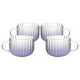 thumbnail image 1 of Set de 4 Tazas de Cristal Morado 410 ML, 1 of 2