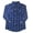 294W - Blue / Black, variant on Boys Casual Western Plaid Long Sleeve Pearl Snaps Shirt