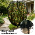 Black Polyethylene Plant Insect Net with Zipper and Drawstring Closure ...