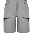 thumbnail image 2 of Tyhengta Mens Hiking Cargo Shorts Quick-Dry Outdoor Golf Short Fishing Short for Men with Multipocket Darkgrey XXL, 2 of 7