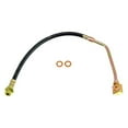 thumbnail image 2 of KarParts360 For Cadillac Escalade 1999 2000 Brake Hose | Black | Treated Steel End 1 | Flexible Hose | Banjo End 1 | 12.63 Inches Axis 1 Length | Replacement For 15567800, 17988192, 2 of 5