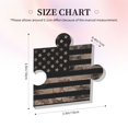 thumbnail image 4 of Wukai American Flag with Desert Camouflage Print Elegant Acrylic Gift Decorations Perfect for Weddings, Birthdays, Anniversaries, and Home Decor, 4 of 6