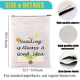 thumbnail image 2 of Reading is Always A Good Idea Book Sleeve Reading Librarian Gifts Book Cover Bookish Gift for Reading Lovers Gifts, 2 of 6
