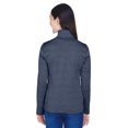 thumbnail image 3 of Devon & Jones Ladies' Newbury MÃ©lange Fleece Quarter-Zip - DG798W, 3 of 4