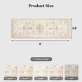 thumbnail image 5 of CHITOOMA 2.6'x8' Boho Runner Rug for Hallway, Machine Washable Stain Resistant Non-Shed Carpet, Floral Runner Rug with Non-Slip Backing for Kitchen, Entryway, Bedroom, Laundry, Bathroom, 5 of 7