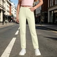 thumbnail image 2 of Girls' School Uniform Stretch Jegging Pant Elastic Waist Pull-On Dress Clothes, 2 of 5