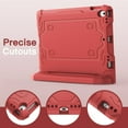 thumbnail image 5 of JETech Kids Case for iPad 10.2-Inch (9th/8th/7th Generation, 2021/2020/2019) with Built-in Screen Protector, Shockproof Full-Body Handle Stand Tablet Protective Cover (Red), 5 of 7