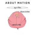 thumbnail image 4 of Oiyii Toddler Girls Water‑Repellent Bucket Hats Crocodile Embroidered Hiking Sun Hats, Khaki, 4 of 7