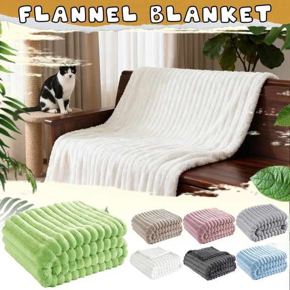 Dark Gray Soft Flannel Throw Blanket 30x40 Inch | Fuzzy Toddler Baby Blanket for Crib Travel Sofa & Gift