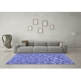 thumbnail image 3 of Ahgly Company Machine Washable Indoor Rectangle Southwestern Blue Country Area Rugs, 5' x 8', 3 of 4