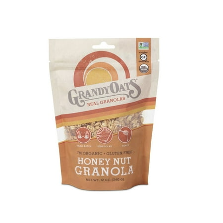 Grandy Oats - Organic Honey Nut Granola - 12 oz (Pack Of 6 ...