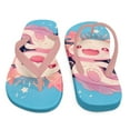 thumbnail image 7 of Psesaysky Boys Girls Open-Toe Sandals Cute Axolotl Print Summer Beach Water Slides Sandals(Toddler/Little Kid) Size 2, 7 of 7
