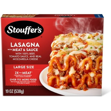 Stouffer's Lasagna with Meat and Sauce Frozen Meal, 19 oz (Frozen)