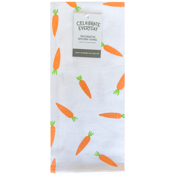 Carrots Decorative Kitchen Towel