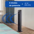 thumbnail image 3 of Narvik, Ventilador de Torre, de 32 pulgadas con Control Remoto y Pantalla Táctil, 40 Watts, Nuevo, 3 of 9