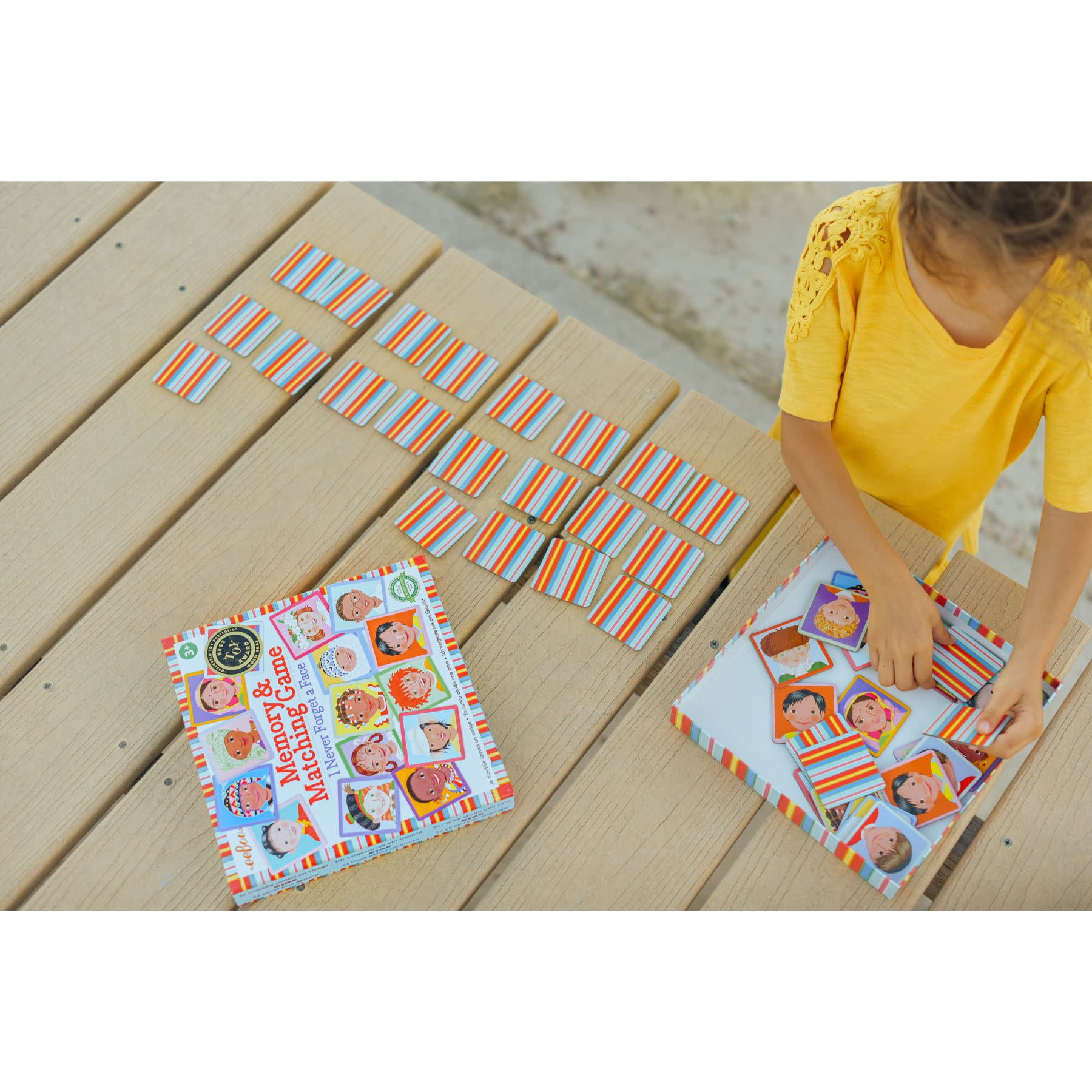 eeBoo: I Never Forget a Face, Memory & Matching Game, Developmental and Educational, 24 Pairs to Match, Single or Multiplayer Function, For Ages 3 and up