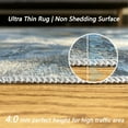 thumbnail image 4 of JV Home Area Rug Elegance Grey Blue 5'3"x7'3" Washable Carpet Anti Slip, 4 of 6