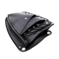thumbnail image 2 of Leather Barber Scissor Hairdressing Holster Pouch Holder Case Rivet Clips Bag with Waist Shoulder Belt, 2 of 4