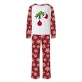 thumbnail image 2 of Pyjamas Assortis Colorés Tenues de Famille Assorties Dessin Animé Grinch's Pyjamas Assortis pour un Style Familial Cohérent, 2 of 4
