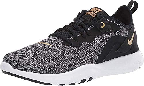 Nike Women's Flex Trainer 9 Sneaker, Black/Metallic Gold - Gunsmoke, 8  Regular US - Walmart.com