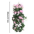thumbnail image 3 of Clearance! Boovnll Hanging Flowers, Artificial Hanging Plants, Lifelike Flowers, No Fade, Uv Resistant, Artificial Flowers for Indoor/ Outdoor Wedding, Party, Diy Tables Decor, Fake Flowers, 3 of 7