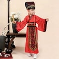 thumbnail image 2 of LIIPEE Boys Traditional Chinese Costume Kids Fashion Graphic Hanfu Dress Performance Dress Up Clothes,2-3 Years, 2 of 6