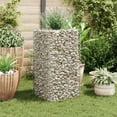 thumbnail image 1 of vidaXL Gabion Basket Rectangular, Galvanized Steel, Gabion Raised Bed, 19.7"x19.7"x39.4", 1 of 4