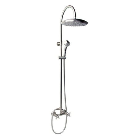 Outdoor Shower Company Hot Cold Wall Mount With Hand Outdoor Shower Company Hot Cold Wall Mount With Hand Spray