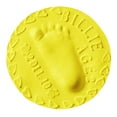 thumbnail image 4 of Adorno Artesanal Salvador Arcilla de secado al aire Estampado de huellas de manos Amarillo, 4 of 9