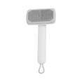 thumbnail image 2 of TAROFISH Self Cleaning Pet Brush Ion Technology Cat Dog Hair Remover Comb with Ergonomic Handle 11.02 Inch,White, 2 of 5
