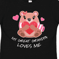 thumbnail image 4 of Inktastic My Great Grandpa Loves me- bear and hearts Boys or Girls Toddler T-Shirt, 4 of 5