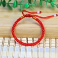 thumbnail image 4 of DHliIQQ Bracelet Handwoven Ethnic Style Male and Female Lovers' Rope Red Birthyear, 4 of 8
