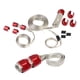 thumbnail image 1 of Kit de manguito de manguera trenzada de acero inoxidable 8092 para radiador de línea de combustible de vacío de aluminio Rojo, 1 of 9