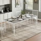 thumbnail image 5 of Towallmark Mesa de Comedor de 70,9 Pulgadas para 8 Personas, Mesa de Cocina Rectangular de Granja con Patas Resistentes, Mesa de Comedor Larga de Madera para Cocina, Sala de Estar, Marrón, 5 of 6