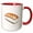 Red/White, variant on 3drose, Nigiri Sake Sushi, 11oz Mug
