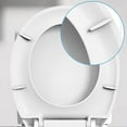 thumbnail image 5 of Toilet Seat, Elongated Toilet Seat with Toddler Seat Built in, Potty Training Toilet Seat Elongated Fits Both Adult and Child, with Slow Close and Magnets- Elongated, 5 of 7