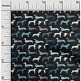 thumbnail image 2 of oneOone Cotton Poplin Black Fabric Dog Sketch Fabric For Sewing Printed Craft Fabric By The Yard 56 Inch Wide, 2 of 5