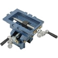 thumbnail image 4 of Handdo 3 Inches Bench Vise Milling Machine Drilling Cross Drill Heavy Machine Tool Sliding Metal Milling Fixed Workpiece for Milling Machine and Drilling Machine Blue, 4 of 7
