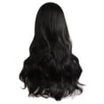 thumbnail image 2 of LinYooLi 28 Pouces/70 cm Perruque Synthétique Cheveux Longs Bouclés (Brun Blond Mélangé), 2 of 3