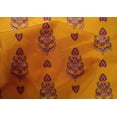 thumbnail image 4 of oneOone Cotton Silk Fabric Leaves & Paisley Block Print Fabric BTY 42 Inch Wide, 4 of 4