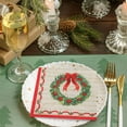 thumbnail image 5 of Dongrere Christmas Napkins 20-Pack of Holiday Party Napkins Multicolor Printed for Holiday Party Table Settings, 5 of 6