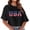 X98 Black, variant on Confree Womens 4Th Of July Shirts Patriotic Graphic Print Independence Day Short Sleeve Round Neck Tees Summer Fashion Soft Comfortable Women Top Size L Black