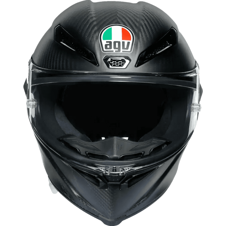 AGV PISTA GP RR アジアンフィット MATT CARBON AGV Pista GP RR Matte Carbon Helmet - Sportbike Track Gear