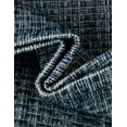 thumbnail image 4 of Unique Loom Outdoor Border Collection Area Rug - Soft Border (5' Square Blue/Ivory), 4 of 7