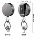 thumbnail image 2 of 2PCS Retractable Cords with Clip with Retractable Card Holder for ID Card Key Holder, 2 of 7