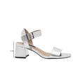 thumbnail image 3 of Zapatilla Tacon Ancho Para Mujer Salamandra® Plateado Correa plateado 23, 3 of 7