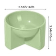 thumbnail image 3 of Anti-Tip Pet Bowl, Spill-Proof Wide Mouth Elevated Cat Dog Bowl 5.51x3.94in, 15-Degree Tilt Feeder for Comfortable Eating, Food-Grade Plastic Bowl with Non-Slip Base, Easy Clean Dish for Pets, 3 of 6